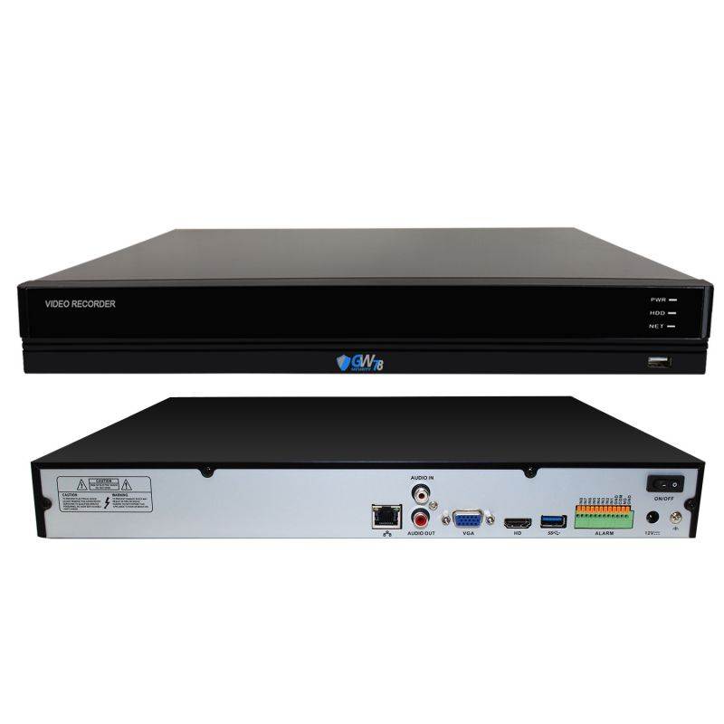 GW Security 16 Channel 4K NVR 8MP (3840x2160) H.265+ IP PoE AI Security Camera System with 16 UHD 4K 2.8-12mm Varifocal Zoom Outdoor/Indoor Dome Camera, Face Recognition, Intelligence Analytics