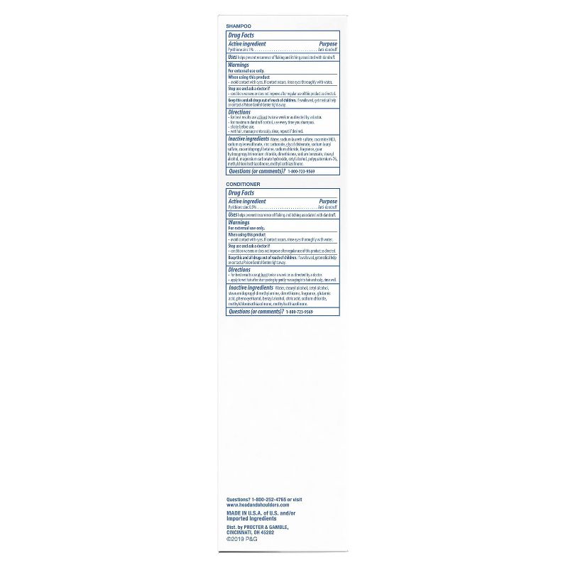 Head and Shoulders Green Apple Daily-Use Anti-Dandruff Paraben-Free Shampoo and Conditioner Bundle Pack