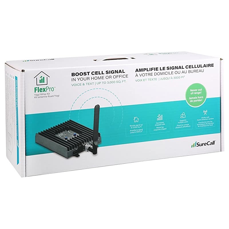 LTE ATT TMobile 65dB 700MHz Cell Phone Signal Booster for Home and Office Band 1217 FDD LTE Mobile Phone Signal Amplifier Including 45 Feet RG58 Cable Repeater Full Kit