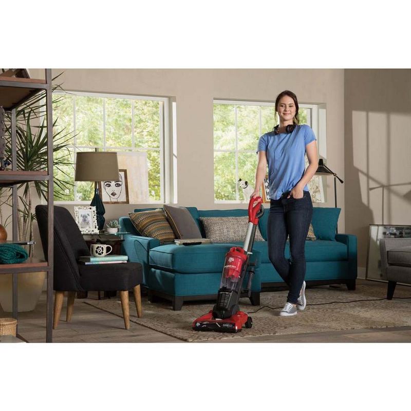 Dirt Devil UD70161 Power Max Corded Bagless Upright Vacuum Cleaner, Red (Certified Refurbished)