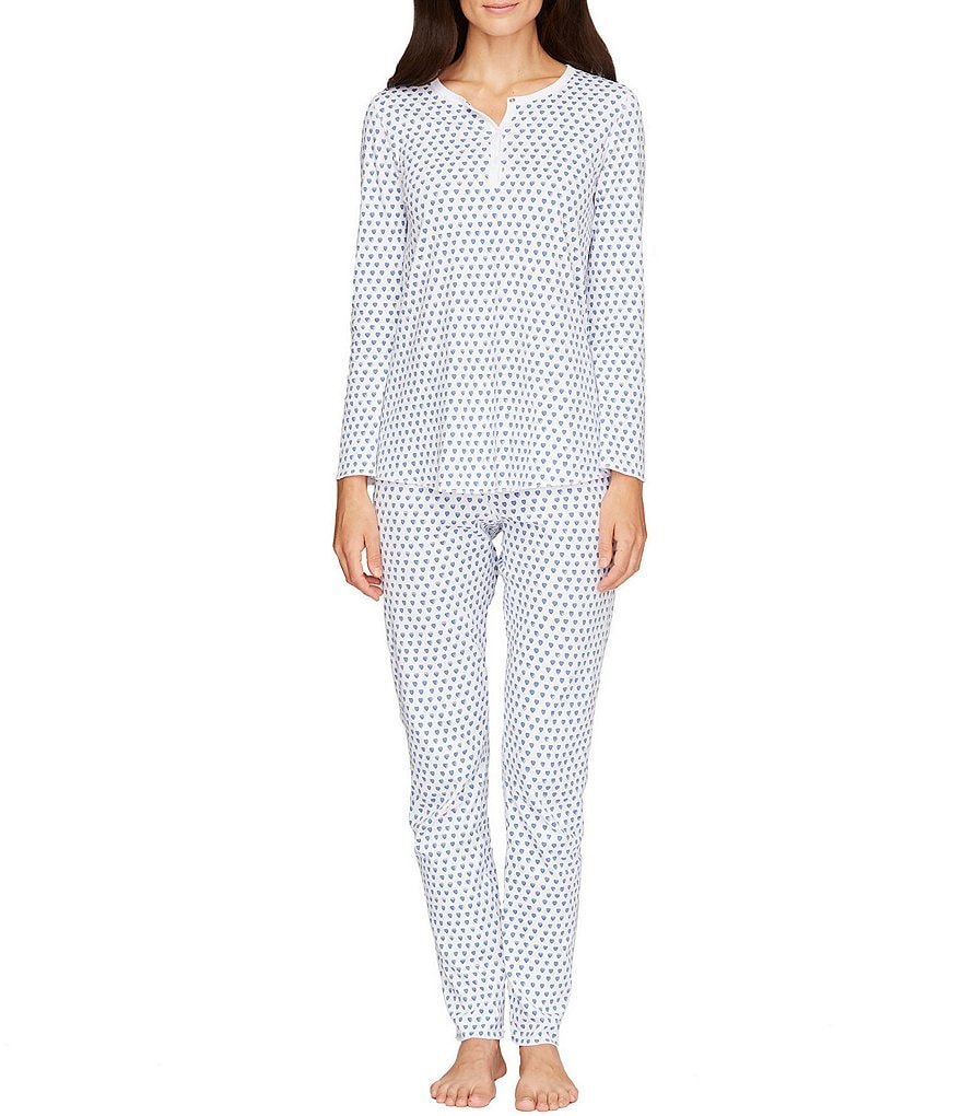 Lauren Ralph Lauren Classic Notch-Collar Sateen Coordinating Pajama Set