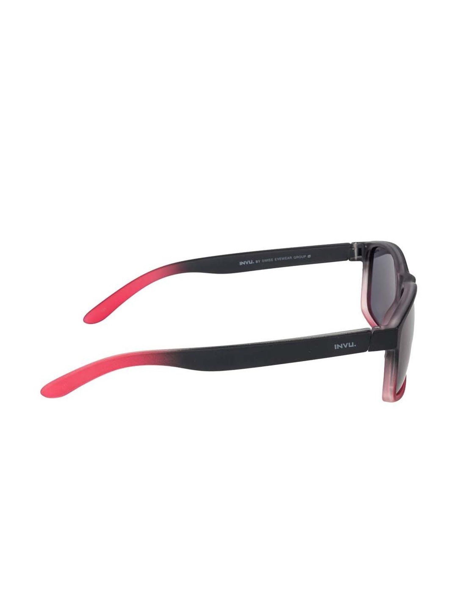 INVU Grey Rectangular UV Protection Sunglasses for Men