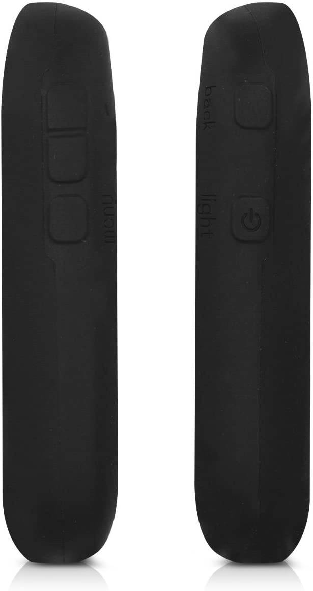 kwmobile Case Compatible with Garmin eTrex 10/20/30/201x/209x/309x - GPS Handset Navigation System Soft Silicone Skin Protective Cover - Black