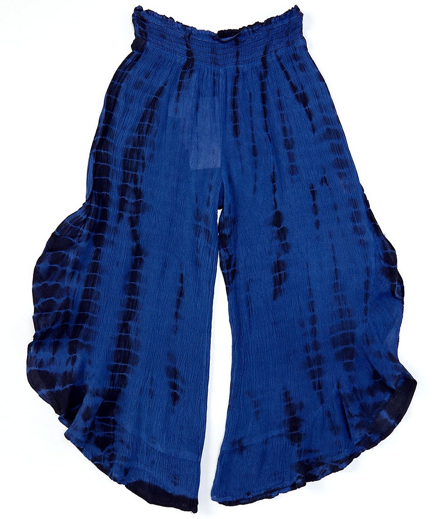 Angie Big Girls 7-16 TIe-Dye Tulip-Hem Pants