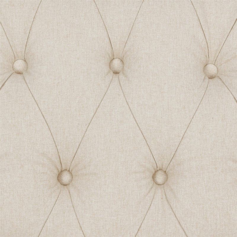 Trent Charles of London Arm Two-Tone Chair Beige/Brown - Dorel Living