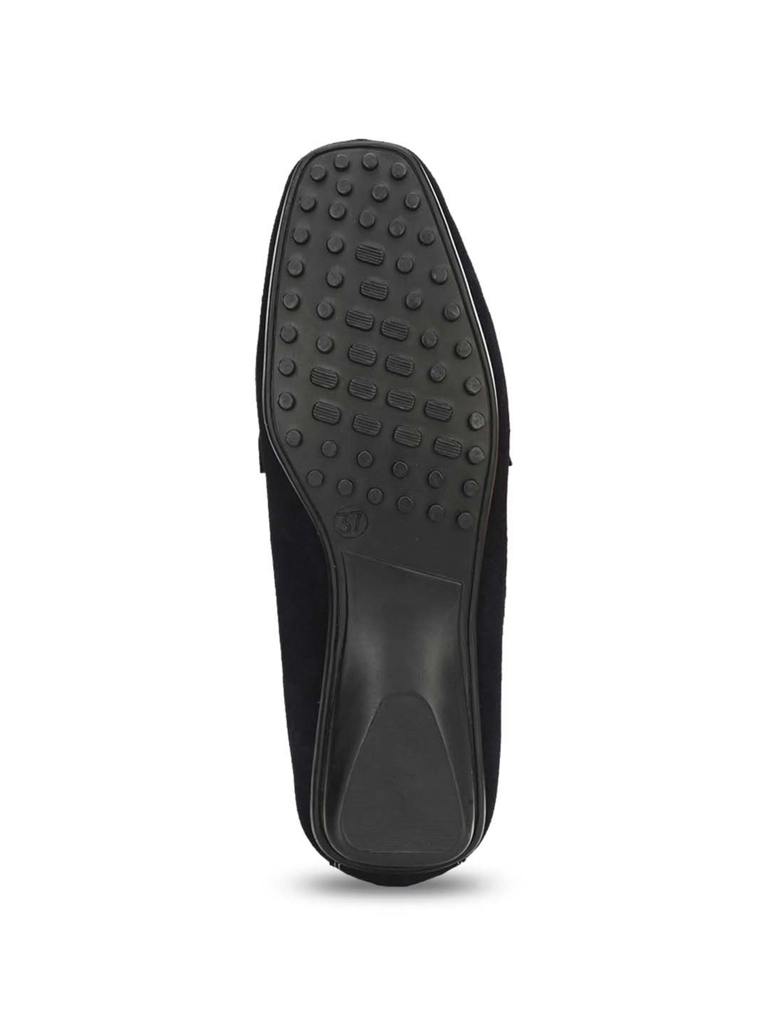 Carlo Romano Women's Black Casual Loafers