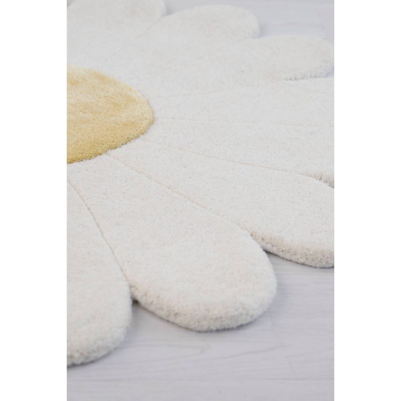 3'x3' Daisy Flower Kids' Rug - Nico & Yeye