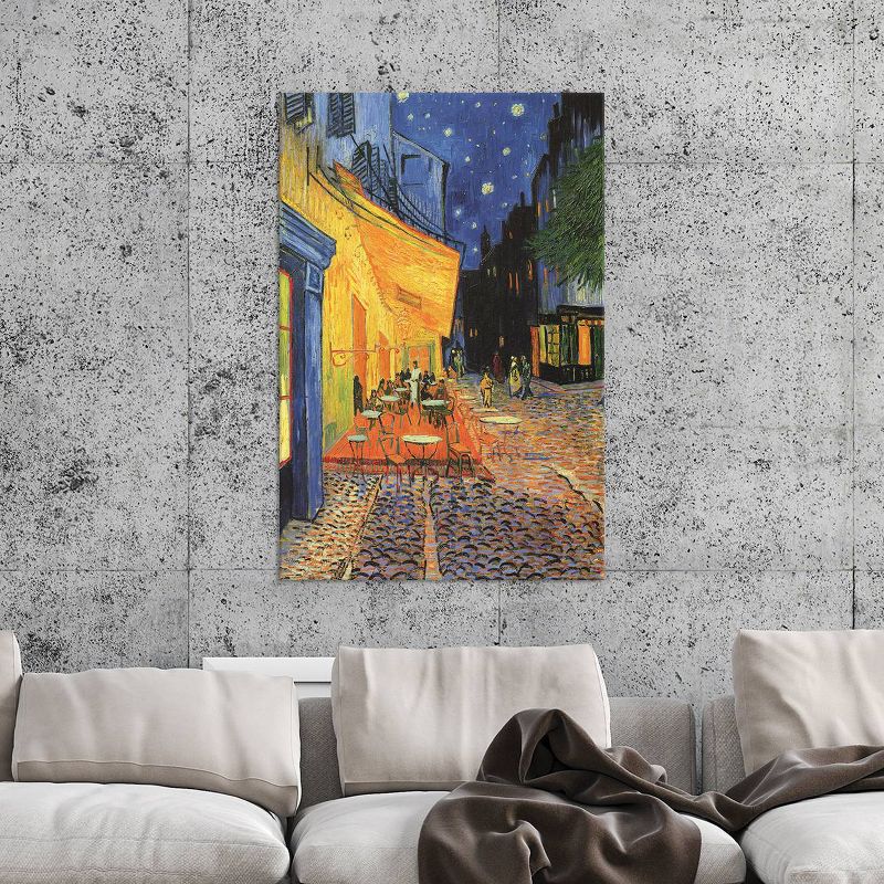 18" x 12" The Cafe Terrace on the Place Du Forum - iCanvas