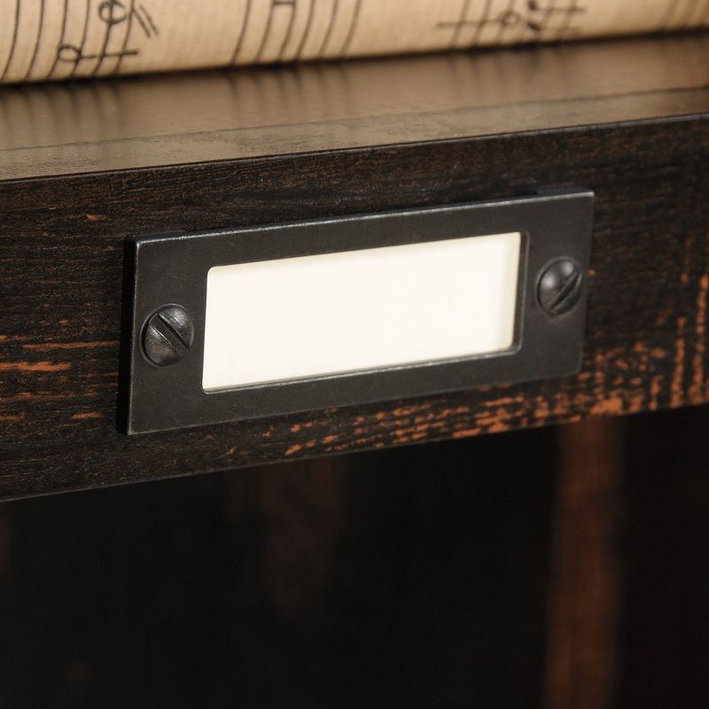 Dakota Pass Computer Desk with Hutch Light Brown - Sauder