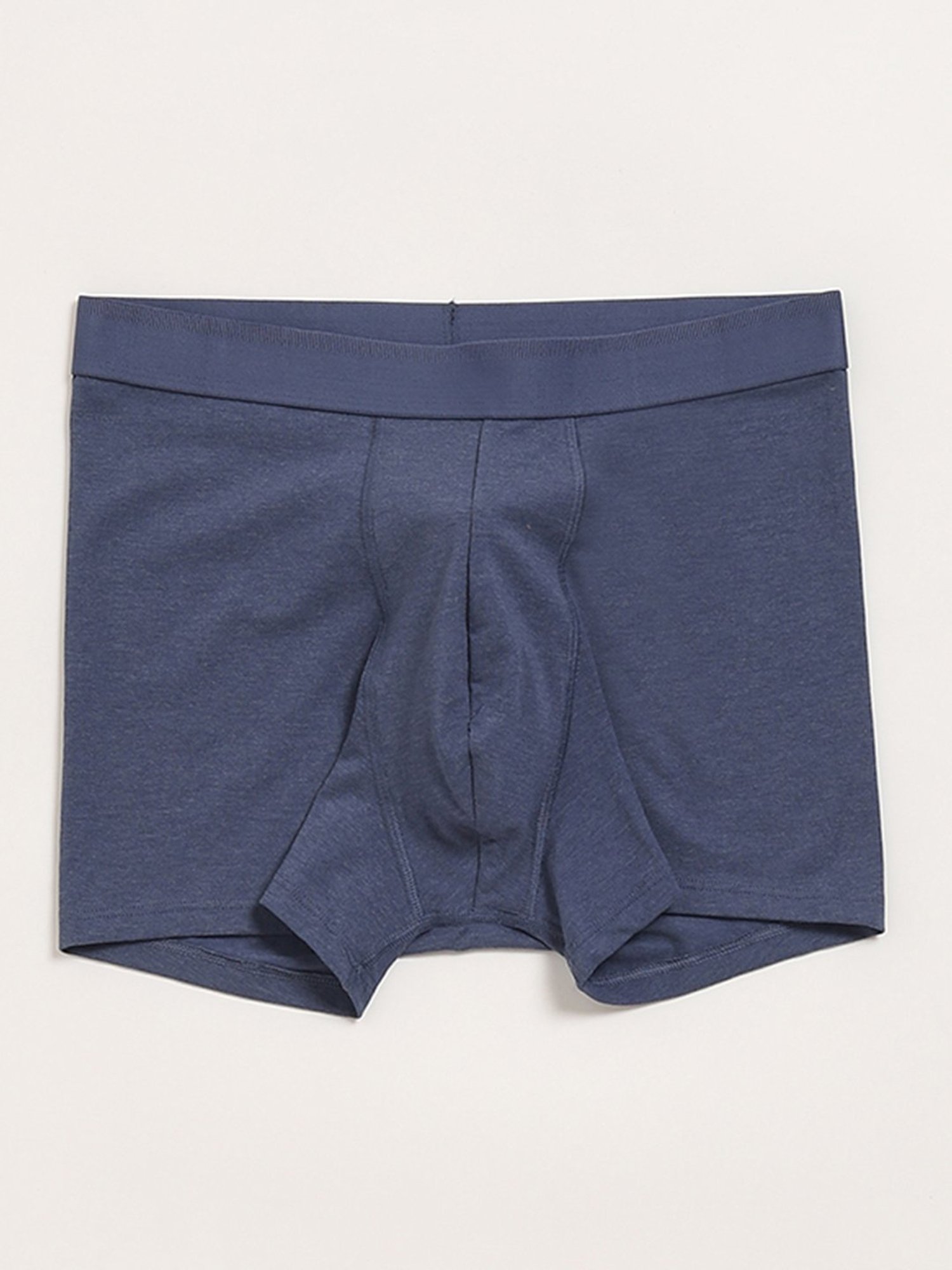 WES Lounge by Westside Plain Blue Trunks - Pack of 3