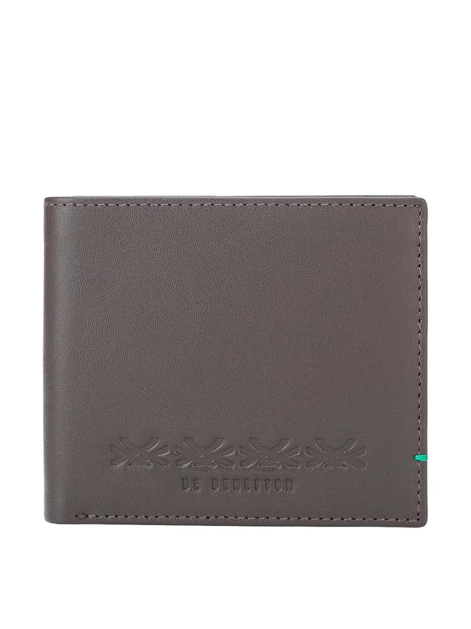 THE HOLISTIK Revival Black & Maroon Casual Leather Bi-Fold Wallet for Men