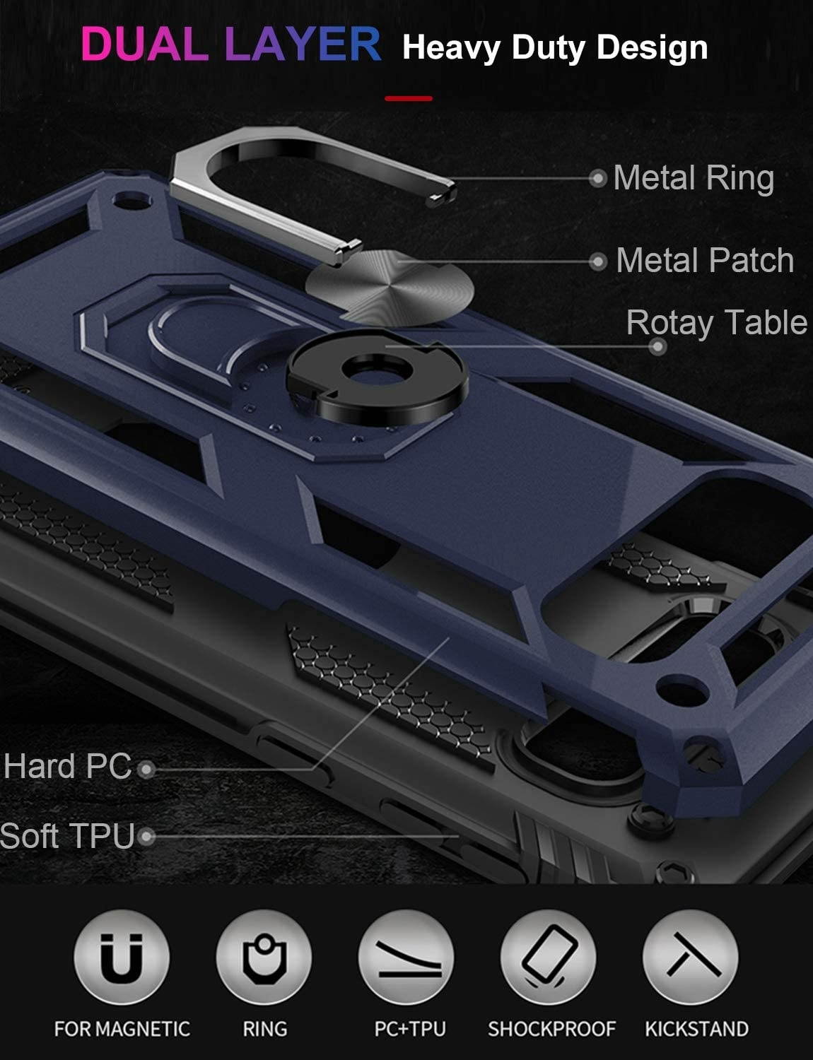 Moshi Vitros Clear Case for iPhone 11 - For Apple iPhone 11 Smartphone - Clear, Raven Black - High Gloss