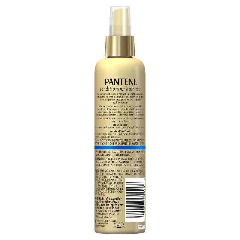 Pantene Pro-V Nutrient Boost Damage Resisting Detangler Repair & Protect Conditioning Mist - 8.5 fl oz