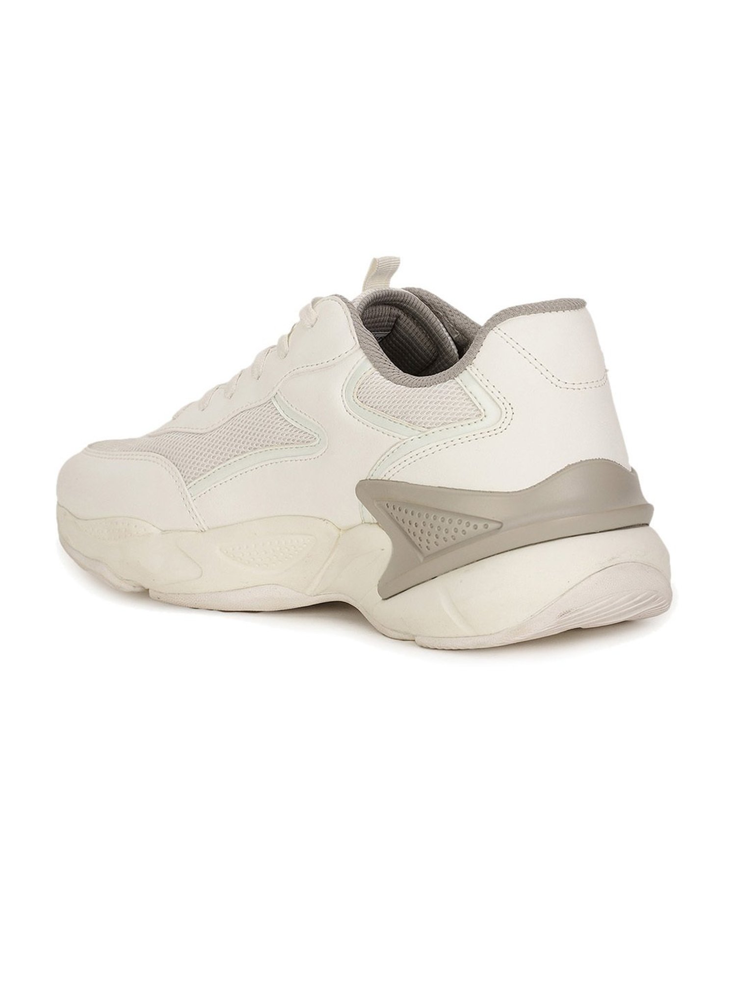 Bata Men's Off White Running Shoes