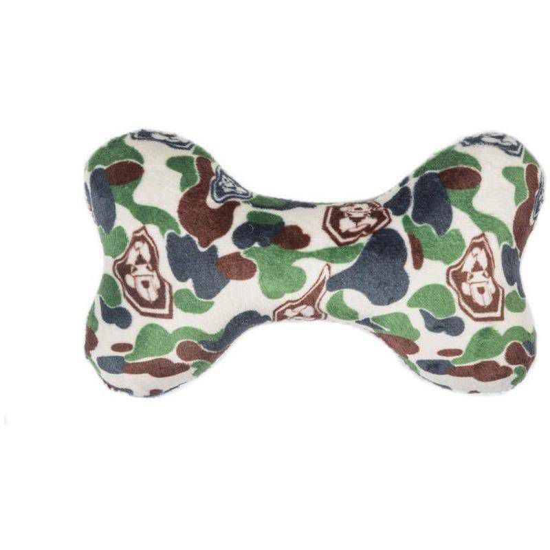 Fresh Pawz Hype Camo Bone Dog Toy
