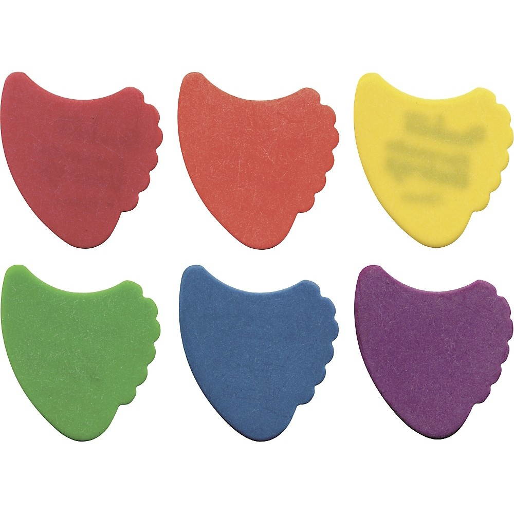 D'Andrea 390 Sharkfin Delrex Delrin Guitar Picks - One Dozen Green .88 mm