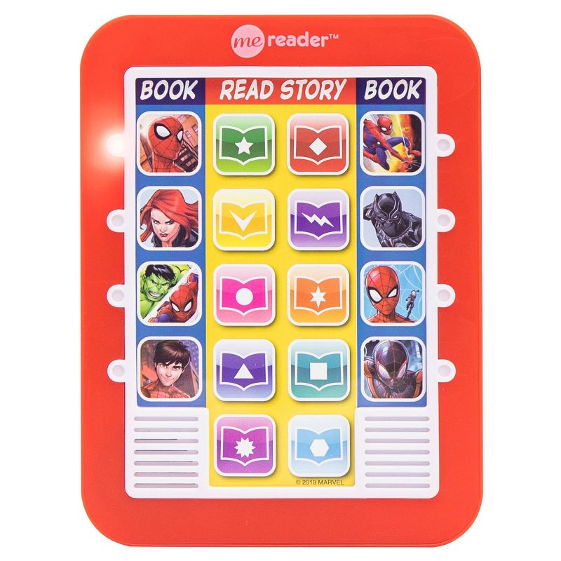Pi Kids Marvel Spider-Man Electronic Me Reader and 8-Book Library Boxed Set