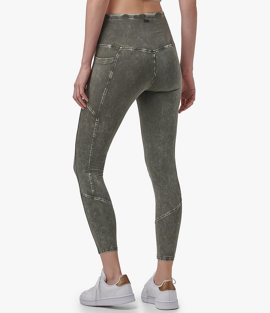 Marc New York Ombre Tie Dye High Rise 7/8 Pull-On Leggings