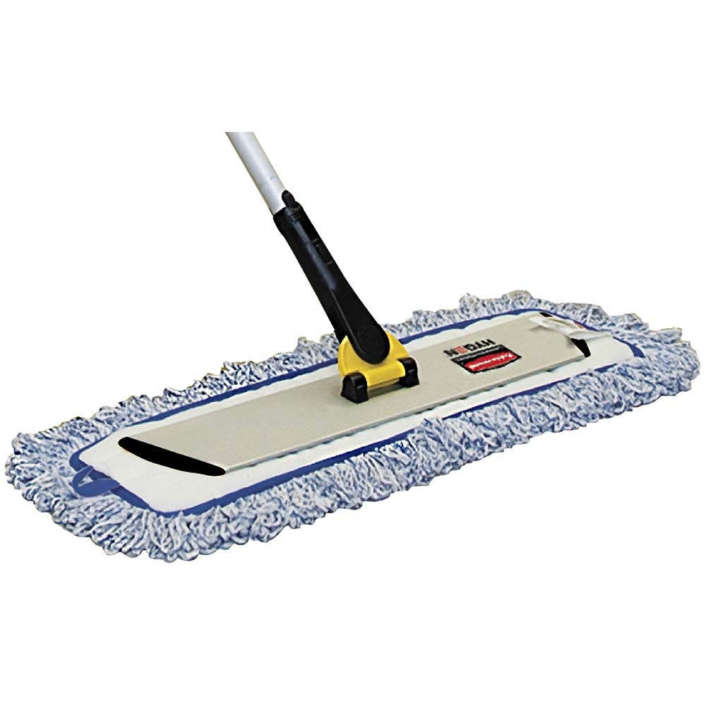 Rubbermaid Commercial Executive Microfiber Single-Sided Flat Mop Frame 3.5W 18L