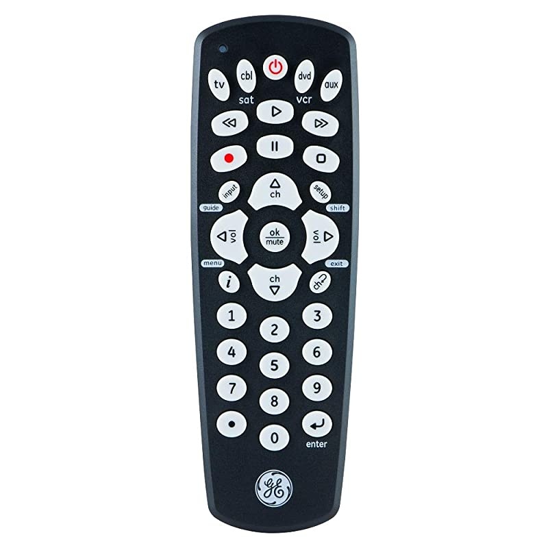 Backlit Universal Remote Control for Samsung, Vizio, LG, Sony, Sharp, Roku, Apple TV, TCL, Panasonic, Smart TV, Streaming Players, Blu-Ray, DVD, Simple Setup, 8-Device, Silver, 30758