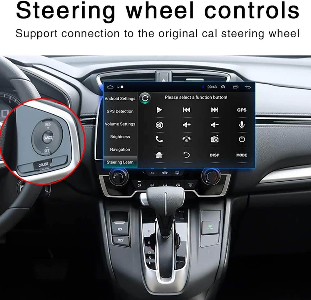 Double Din Android Car Navigation Stereo with Bluetooth for Volkswagen Passat Golf Jetta Polo Tiguan Touran SEAT Skoda, 9&rdquo;Headunit Support GPS WiFi FM +Rearview Camera+Double USB Input (2G+32G)