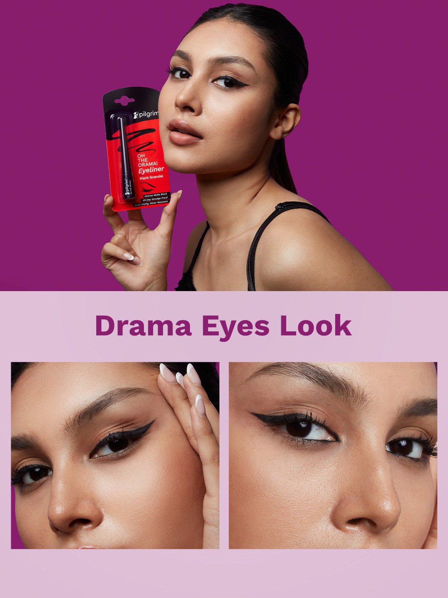 PILGRIM Oh The Drama Eyeline Black - 3.5 ml