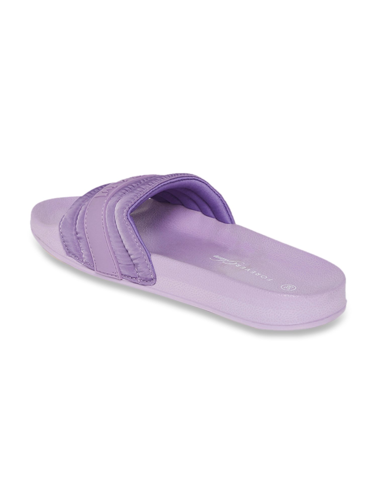 Forever Glam by Pantaloons Women's Lilac Slides