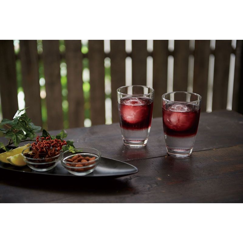 Like-It Ice Ball Maker 60 Millimeter Polypropylene Quick and Easy Sphere Mold with Soft Lid Perfect for Ice Cream and Sherbet, Pink (4 Pack)