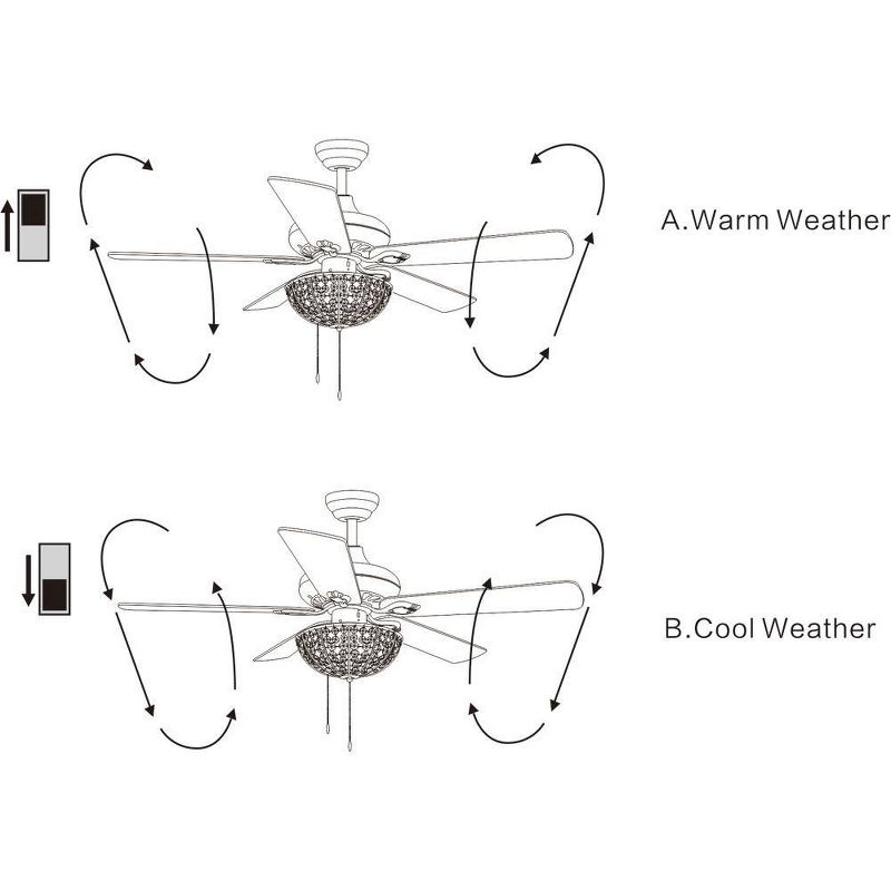 52" Casa Vieja Modern Rustic 3 Blade Ceiling Fan with Remote Brushed Nickel Natural Wood House Bedroom Living Room Home Kitchen