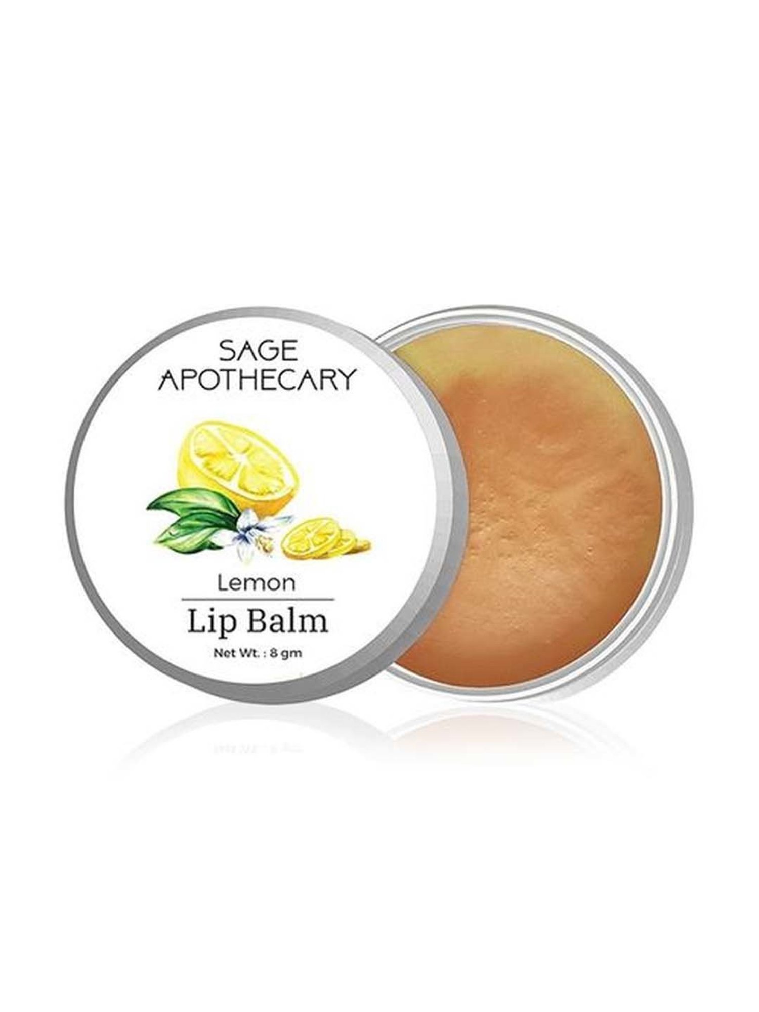 Sage Apothecary Lemon Lip Balm - 8 gm