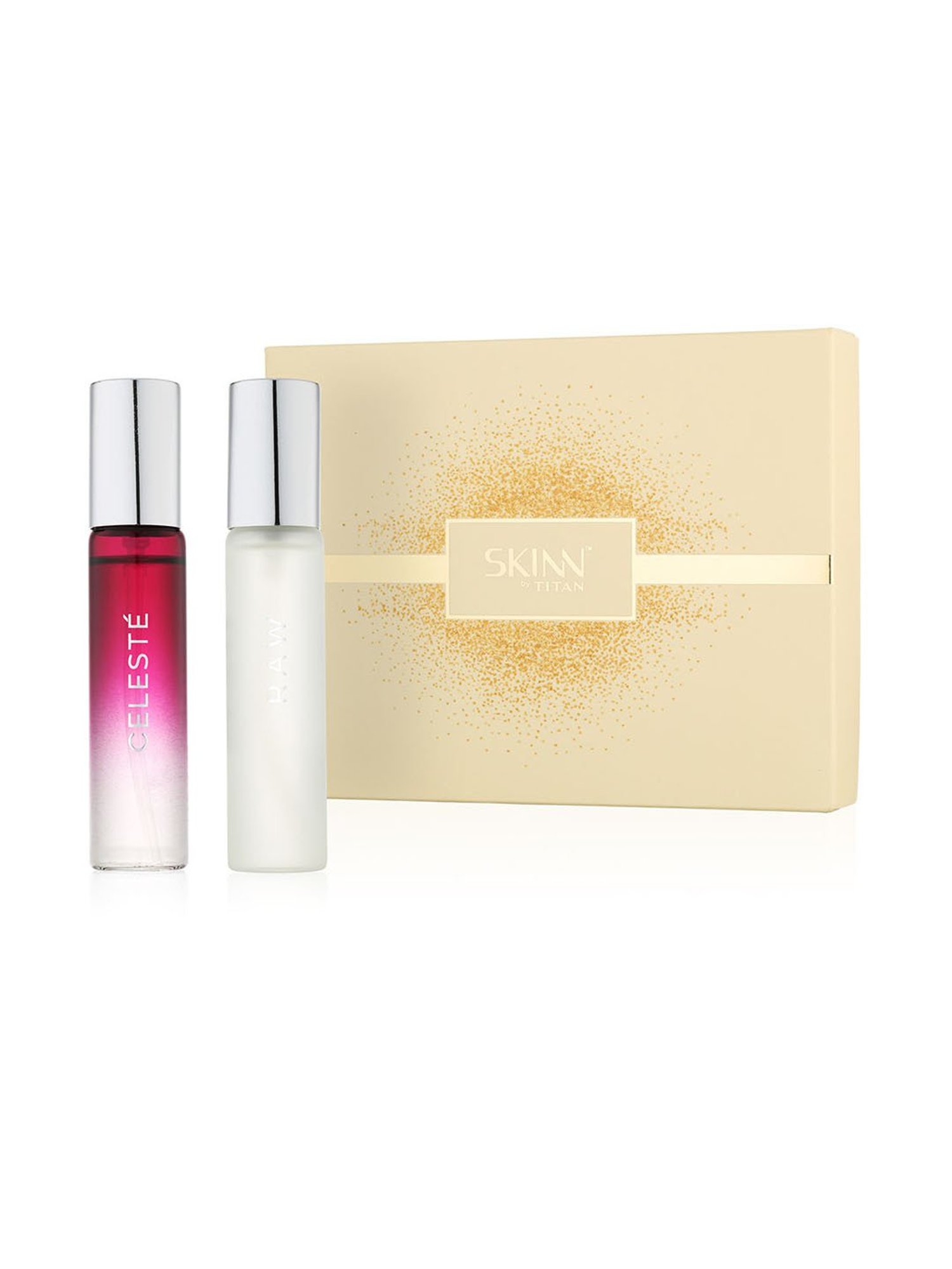 Skinn by Titan Raw and Celeste Eau De Parfum Gift Pack