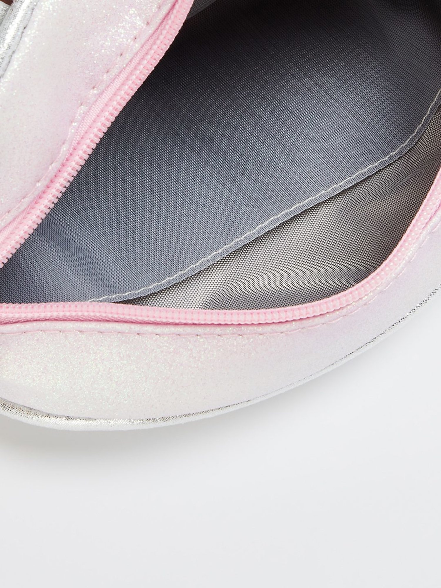 Ginger by Lifestyle Silver Shimmer Cross Body Bag