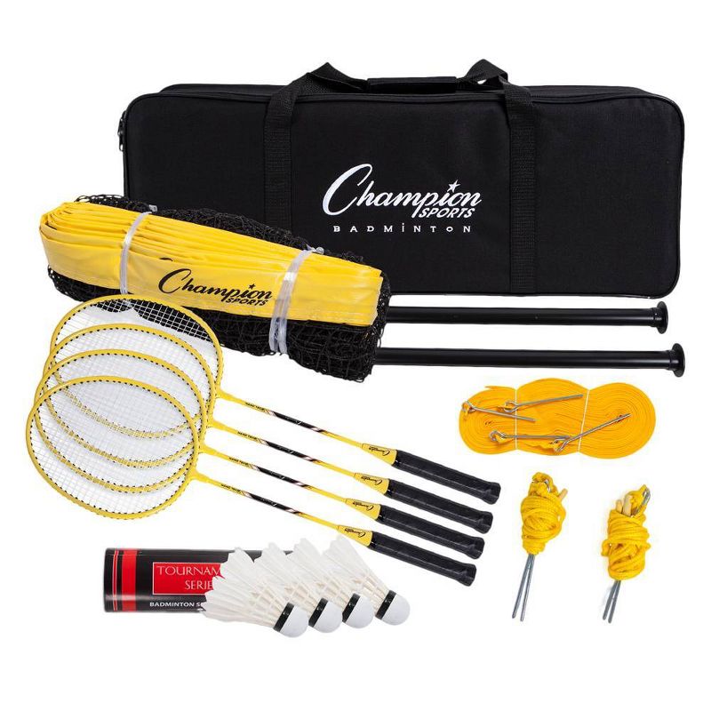 Champion Sports Deluxe Badminton Tournament Set