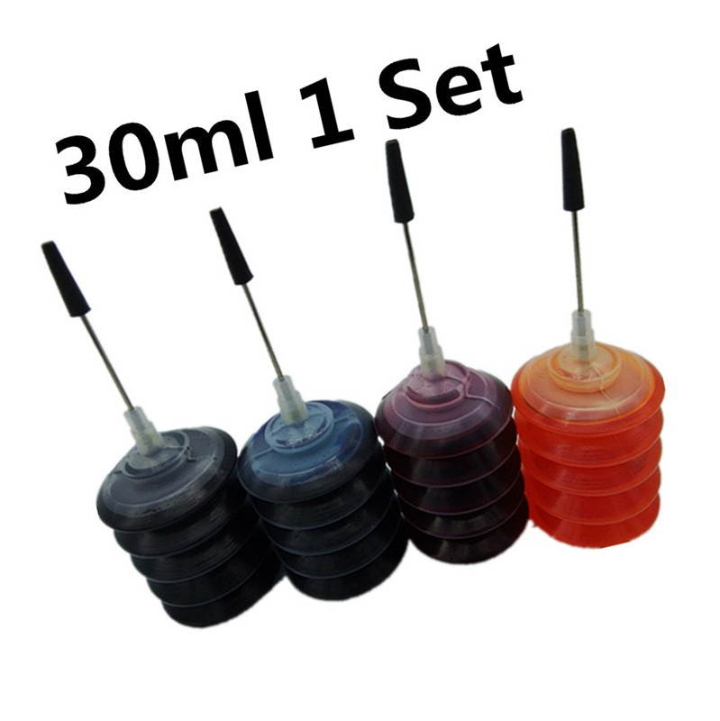color Dye ink For-Epson Refill Ink Kit bottle bulk Universal refillable cartridge ciss printer100ML 1SET 1BK