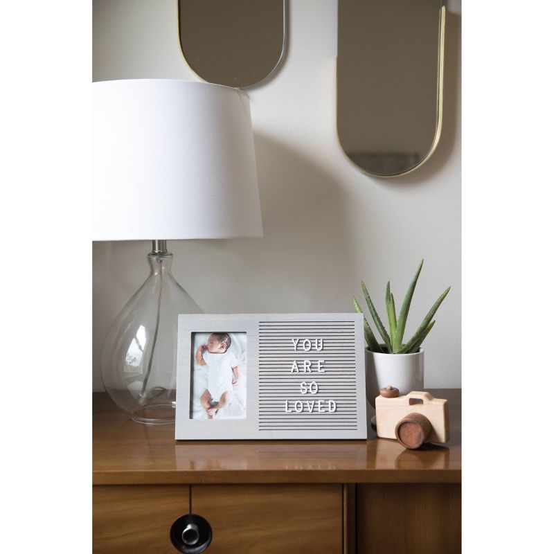 Pearhead Letterboard 4" x 6" Photo Frame