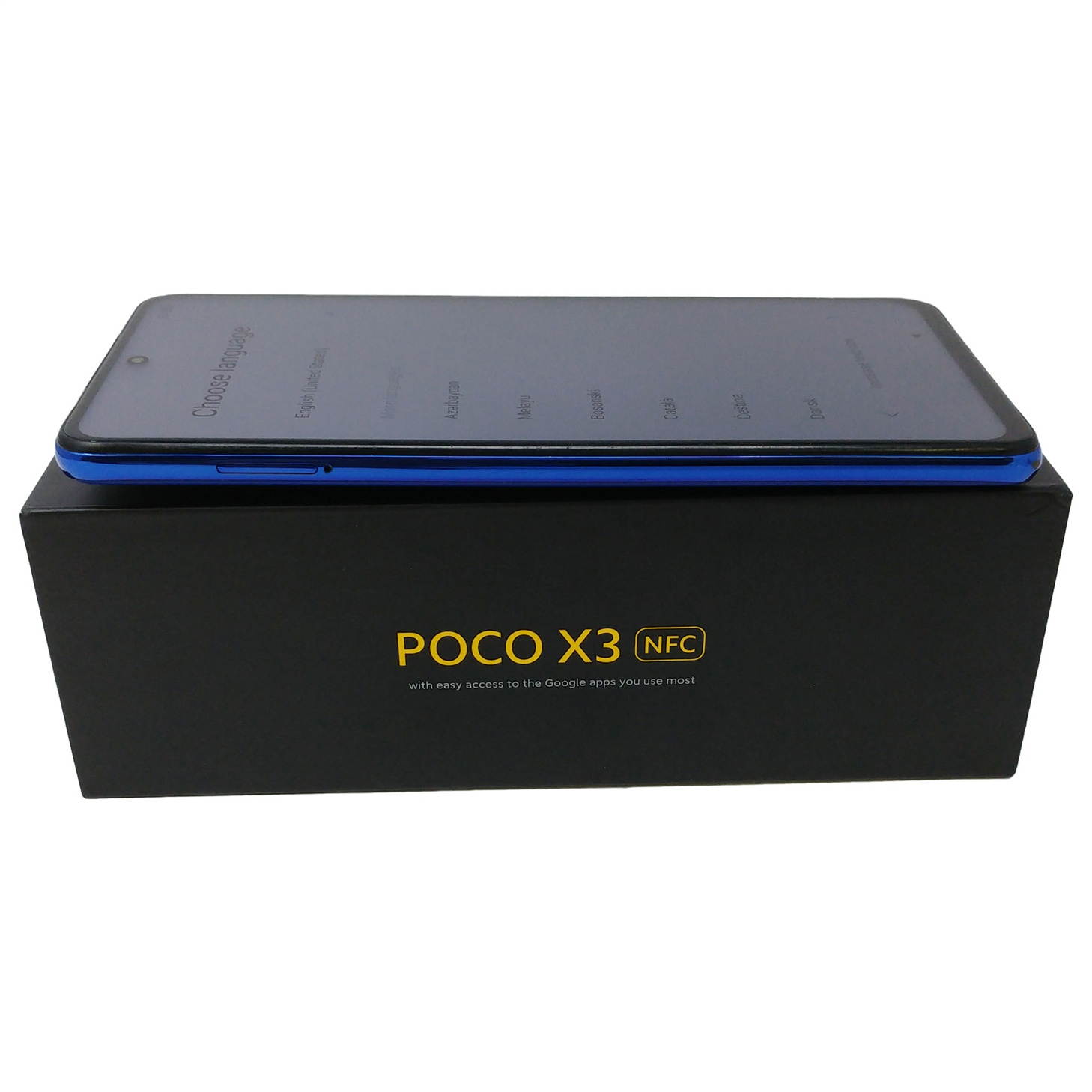 MINT Xiaomi Poco X3 128GB GSM Factory Unlocked 4G LTE 6.67 in DotDisplay 6GB RAM Quad Camera Smartphone - Cobalt Blue - International Version