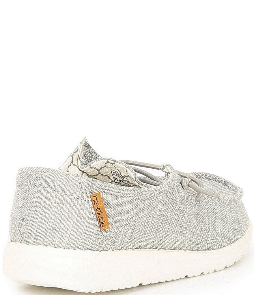 Hey Dude Girls' Wendy Linen Washable Slip-Ons (Youth)