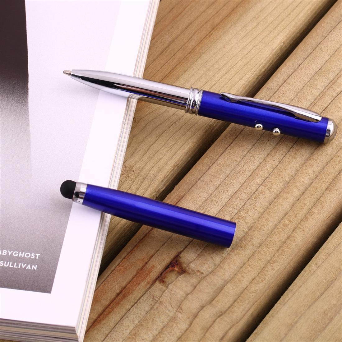 Metal 4 In 1 Stylus Pen for Phone And Tablet PC Compatible with Apple iPod / iPad and iPhone