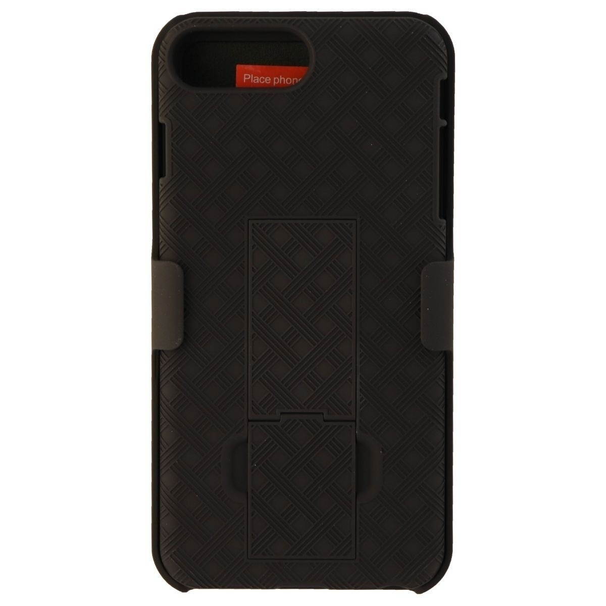 Verizon Hardshell Case & Holster Combo for iPhone 8 Plus 7 Plus 6s Plus - Black