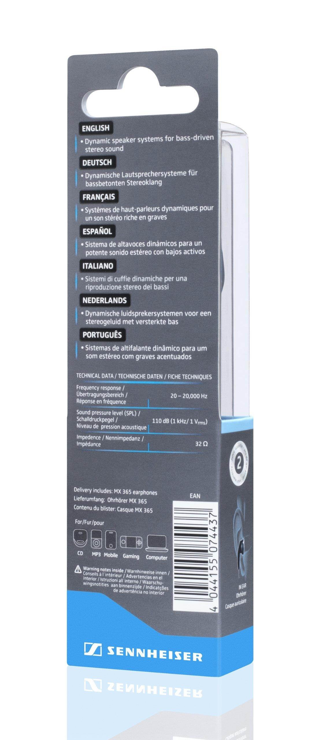 Sennheiser MX 365 Earphones - White