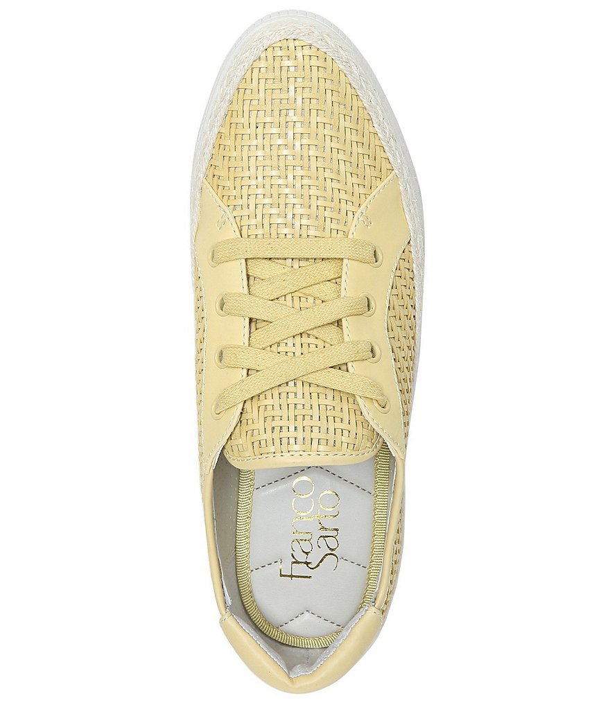 Franco Sarto Hyria Woven Lace-Up Platform Sneakers