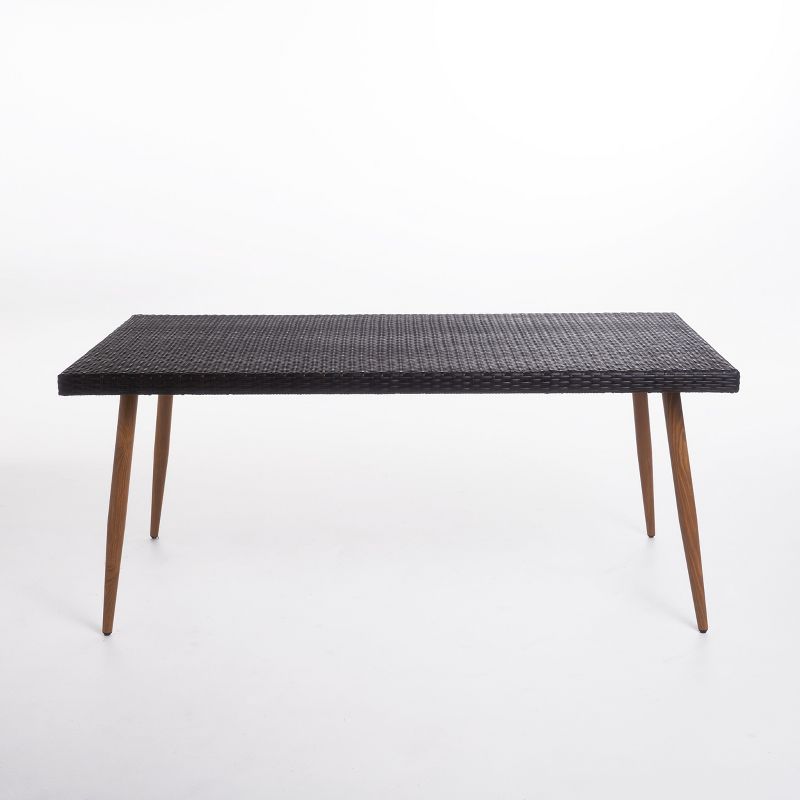 7pc Classic Outdoor Patio Dining Set Gray Wash - Saracina Home