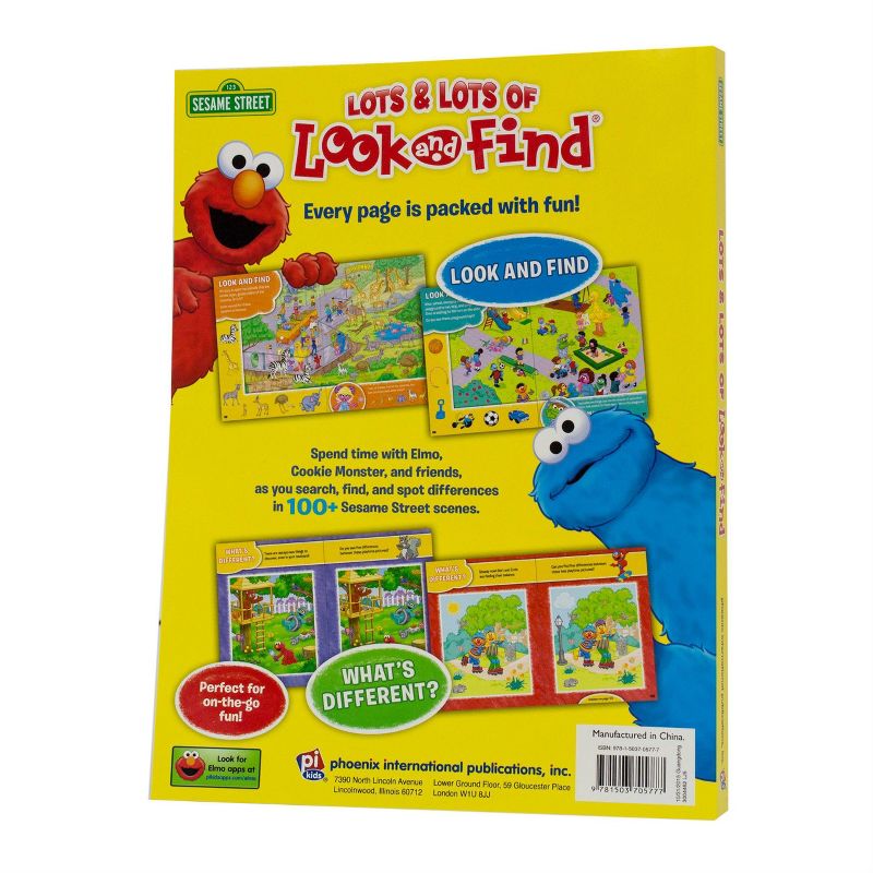 Sesame Street - Lots of Look & Find Activity Book - by Phoenix (Paperback)