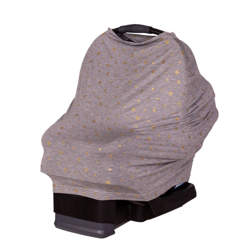 J.L. Childress 4-in-1 Multi-Use Cover Gray Gold Stars