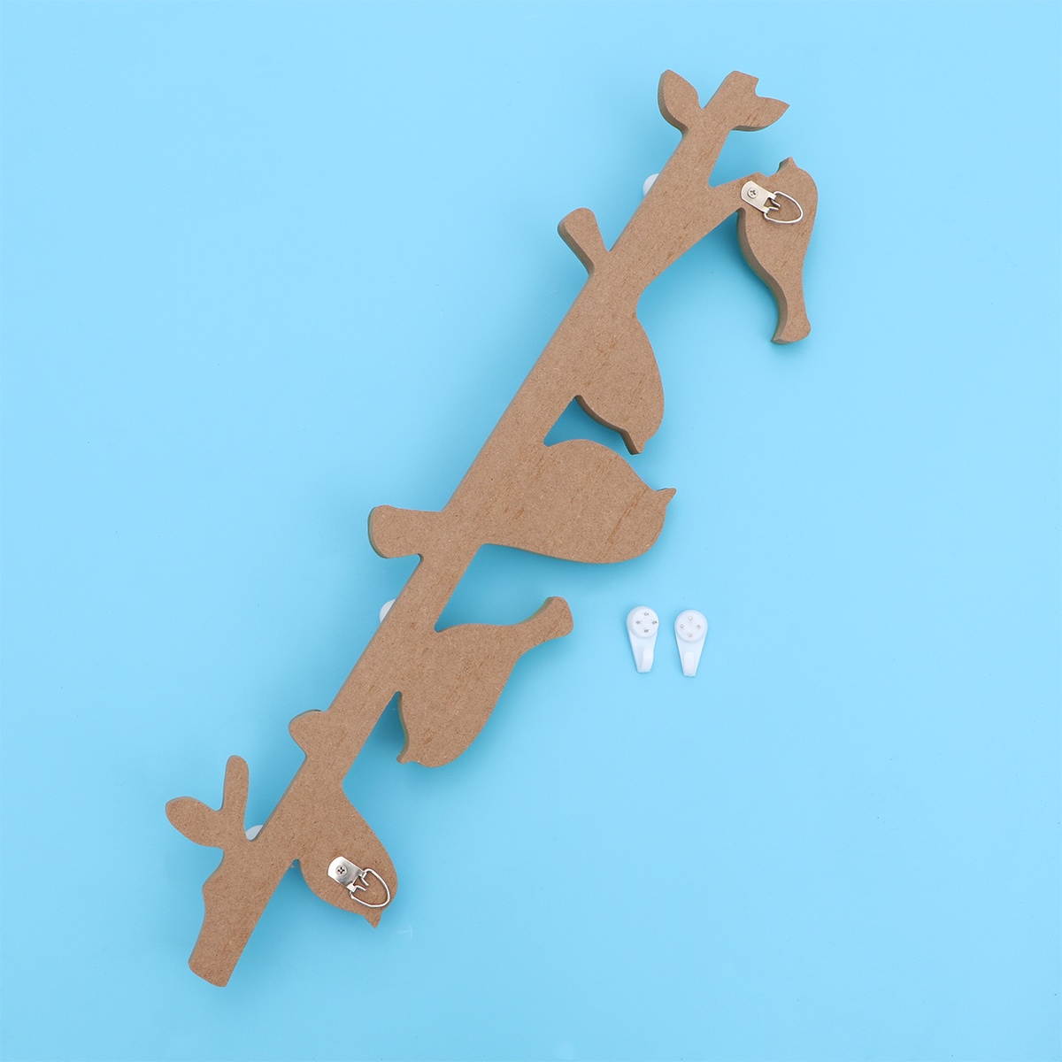 1PC Wooden Wall Hook Bird Design Hook Fashion Clothing Hook Household Hanging Hook for Home Shop Green