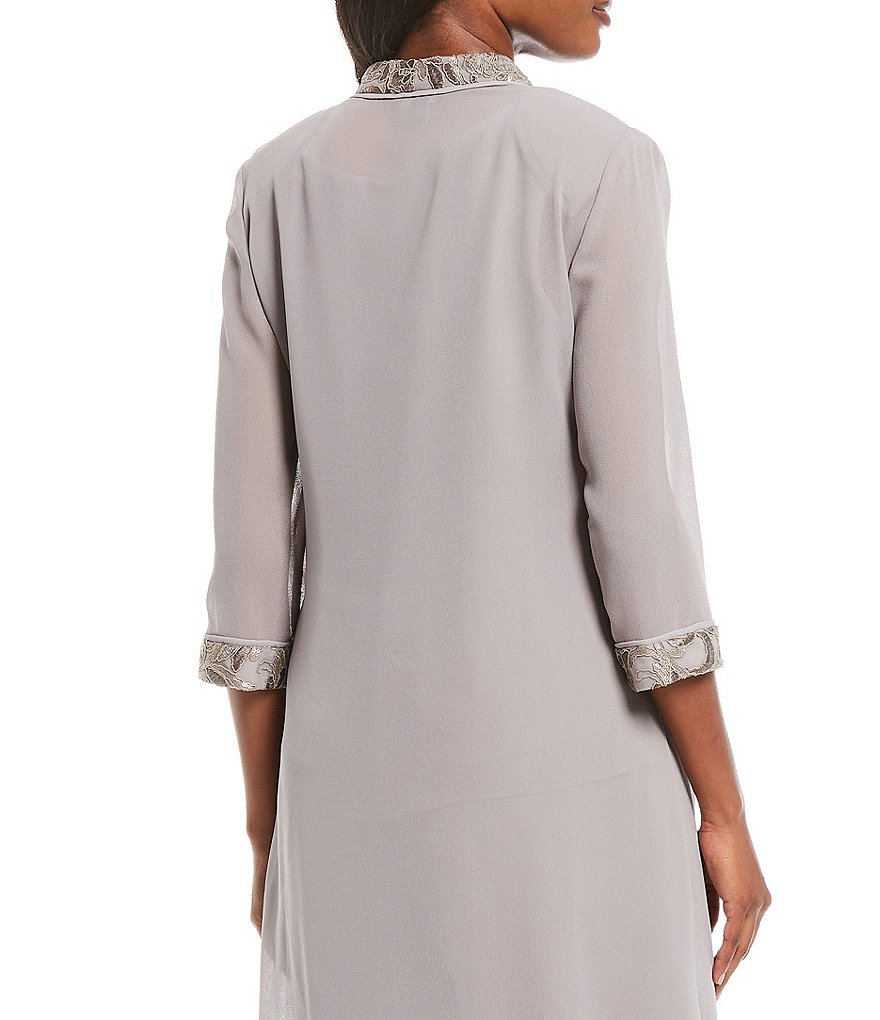 Le Bos 3-Piece Embroidered Sequin Trim Pant Set