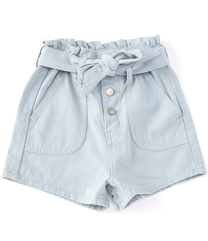 Angie Big Girls 7-14 Smocked Tie-Dye Shorts