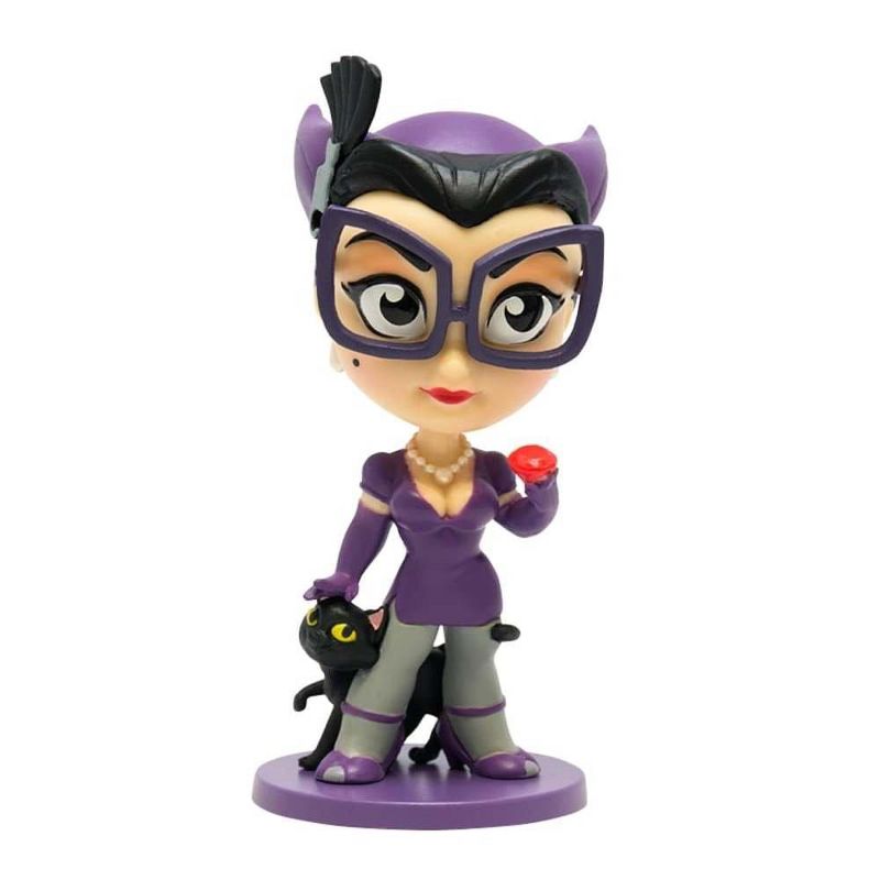 Cryptozoic Entertainment DC Lil Bombshells Catwoman Purple Variant Mini Vinyl Figure