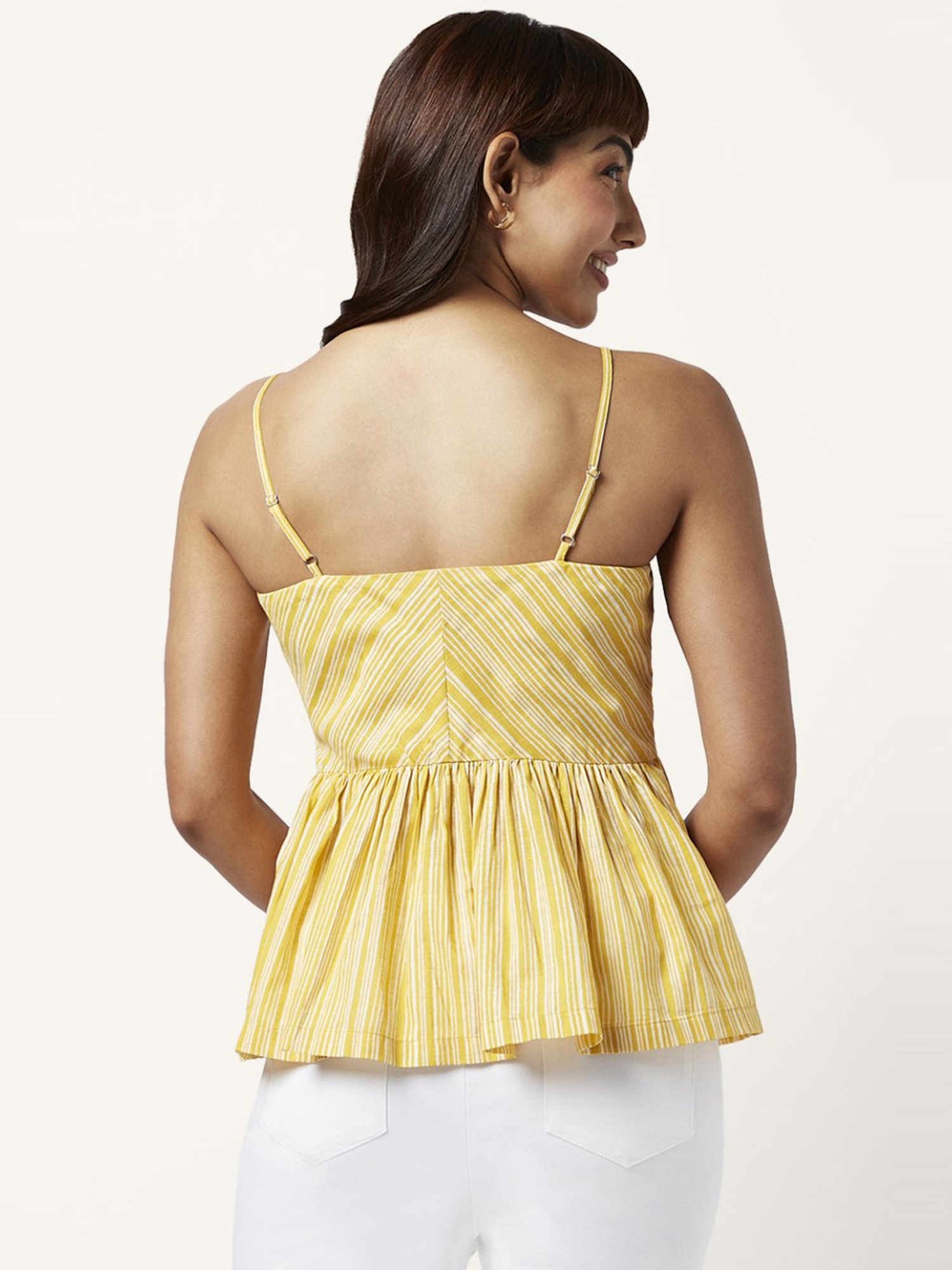 Fame Forever by Lifestyle White Cotton Printed T-Shirt