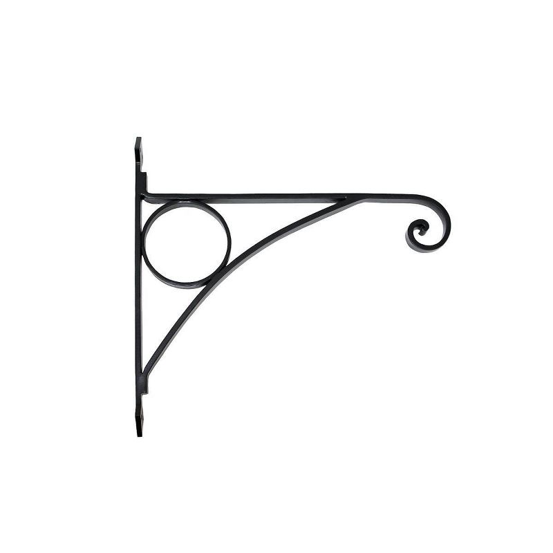 17" Steel Geometric Corona Bracket Black - ACHLA Designs